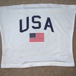 USA Tube Top White
